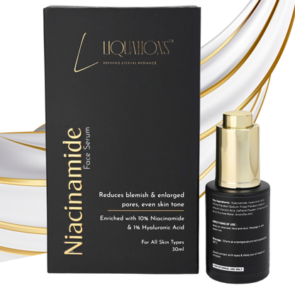 10% Niacinamide,1% Hyaluronic Acid Face Serum with Ethyl Ascorbic Acid | Serum for Pigmentation, Dark Spot & Skin Brightening | All Skin Types | 30ML
