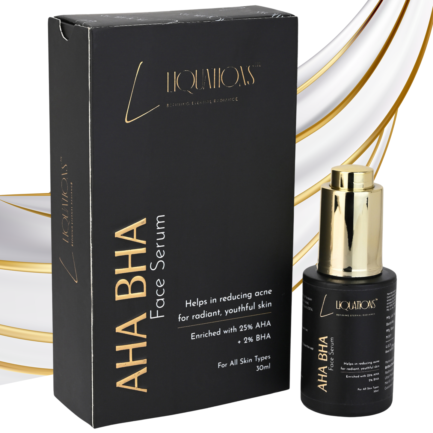 25% AHA + 2% BHA Daily Exfoliating Serum for Pigmentation and Dark Spot with AHA( Lactic Acid,Mandelic Acid & Glycolic Acid ) & BHA ( Salicylic Acid )