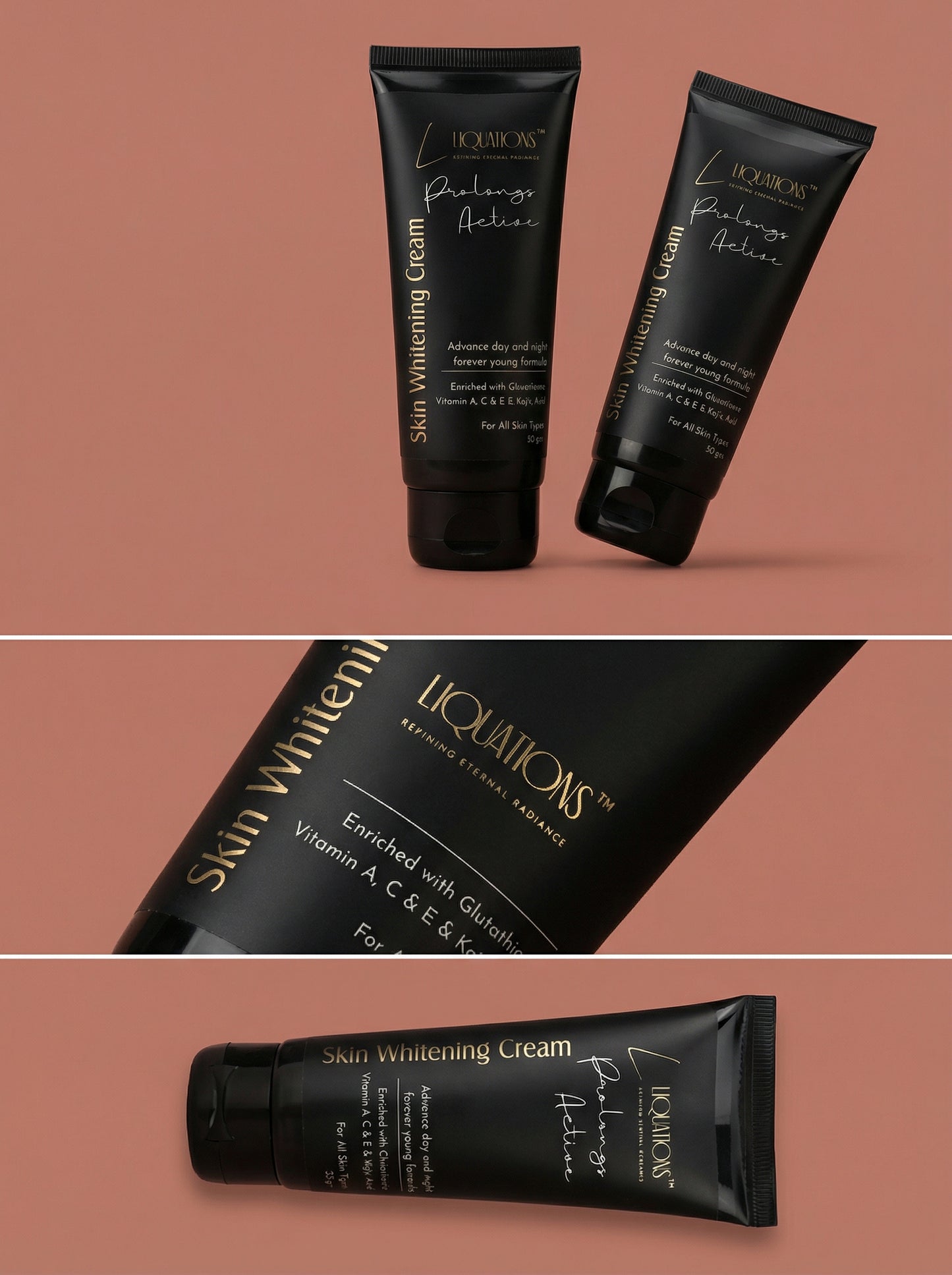 Daily Face Cream For Pigmentation, Dark Spots & Uneven Skin Tone with Glutathione, Kojic Acid & Vitamin C,E,A | For All Skin Types | Men & Women | 50 GM