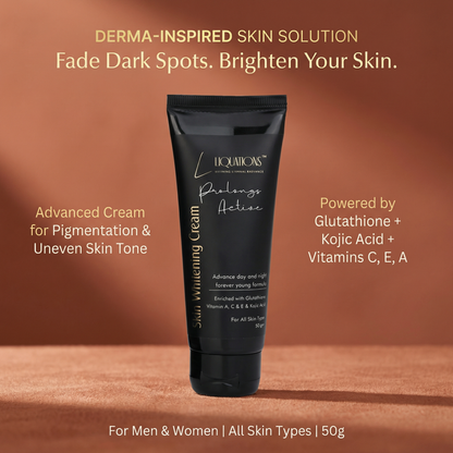 Daily Face Cream For Pigmentation, Dark Spots & Uneven Skin Tone with Glutathione, Kojic Acid & Vitamin C,E,A | For All Skin Types | Men & Women | 50 GM