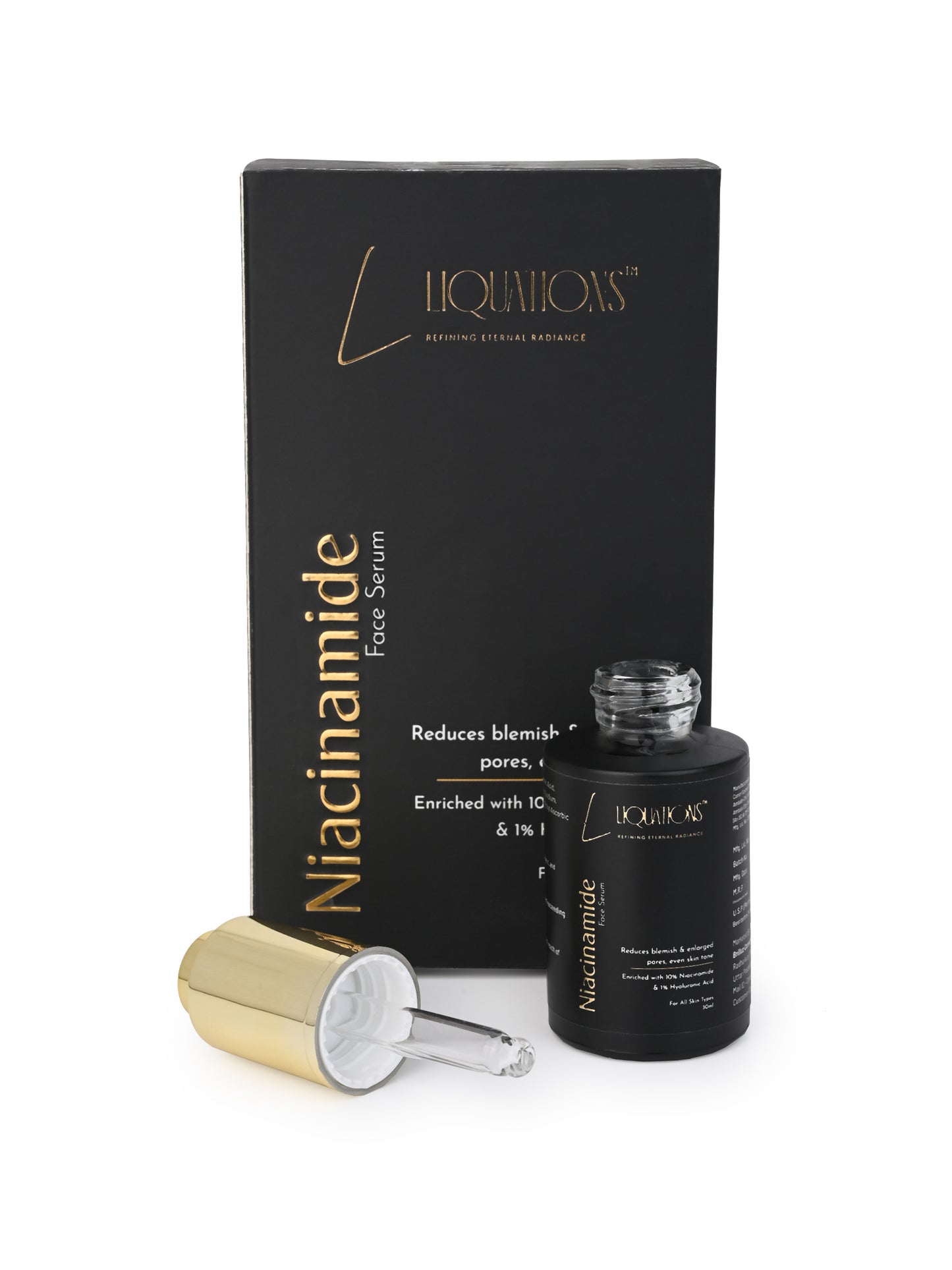 Niacinamide Hyaluronic Acid Serum for Face | Serum for Pigmentation and Dark Spot | For Women & Men | With 10% Niacinamide,1% Hyaluronic & Ethyl Ascorbic Acid | Brightening All Skin Types | 30ML