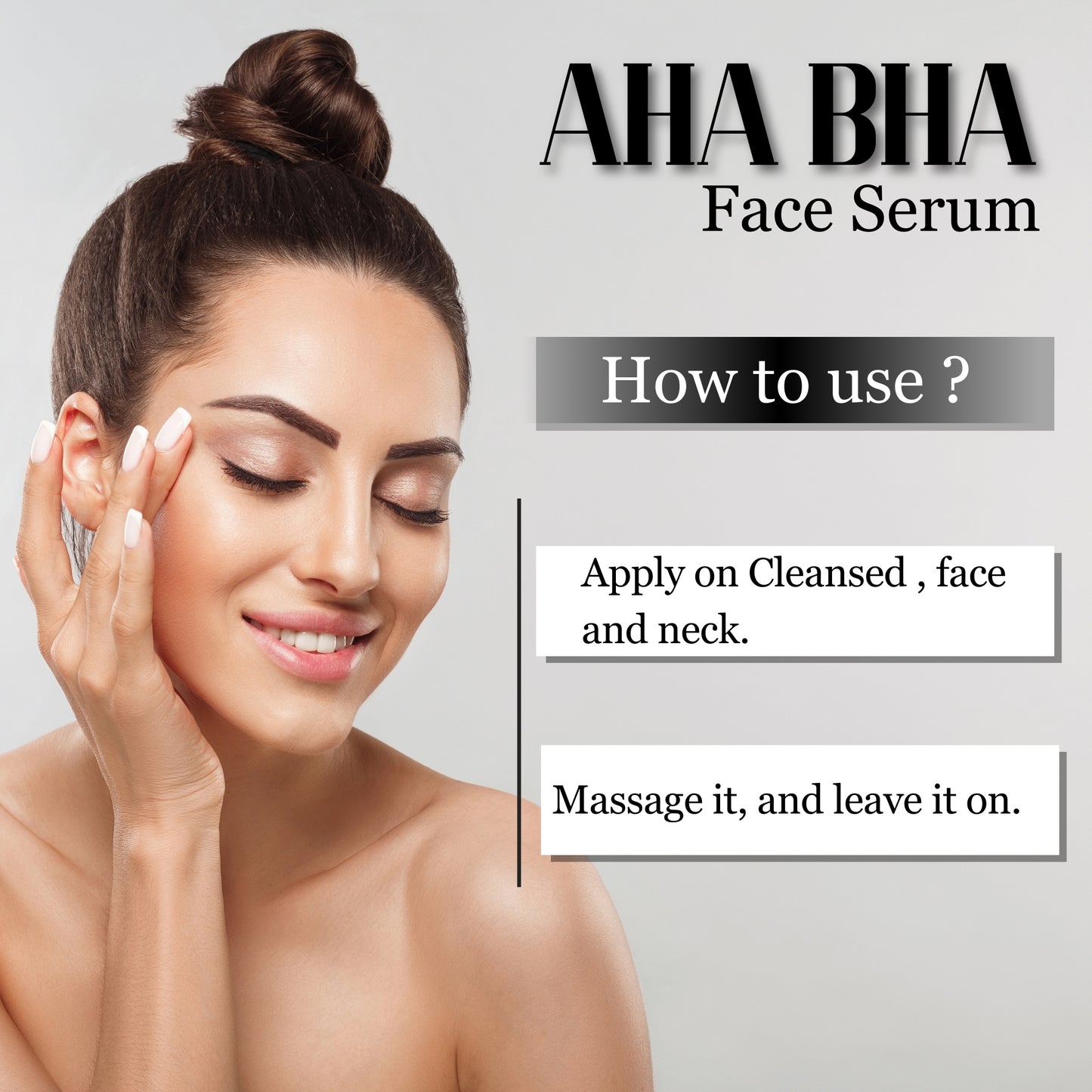Glycolic Acid Exfoliating Serum for Pigmentation and Dark Spot | AHA BHA Daily Exfoliating Serum | for Women & Men | AHA ( Lactic Acid,Mandelic Acid & Glycolic Acid ) & BHA ( Salicylic Acid ) | 30 ML