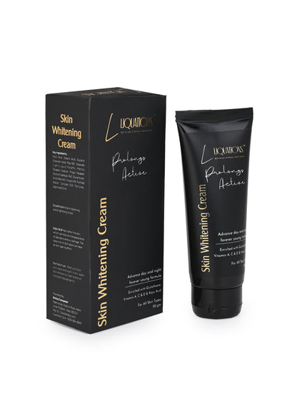LIQUATIONS Glutathione Kojic Acid Face Cream For Pigmentation with Vitamin C,E,A | Moisturizer for Face Targets Dark Spots & Uneven Skin Tone | For All Skin Types- 50g