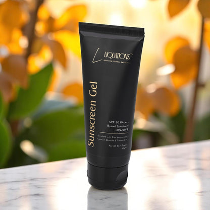 SPF 50 PA+++ Mineral Sunscreen Gel with Micronized Zinc Oxide and Tinosorb M | Broad Spectrum UVA/UVB Protection for Normal | For All Skin Types | 50g