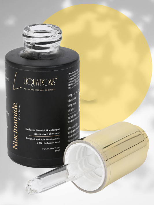10% Niacinamide,1% Hyaluronic Acid Face Serum with Ethyl Ascorbic Acid | Serum for Pigmentation, Dark Spot & Skin Brightening | All Skin Types | 30ML