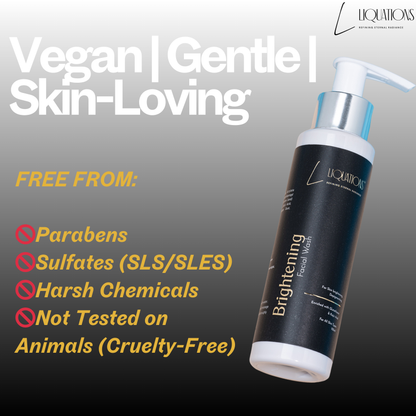 Brightening Face Wash With Kojic Acid & Glutathione For Pigmentation & Dark Spots for Glowing Skin | For Men & Women | All Skin Types | 100 ML