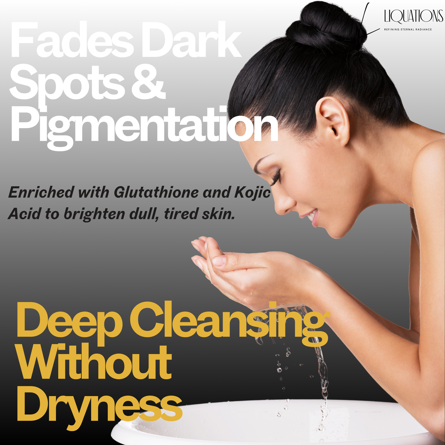 Brightening Face Wash With Kojic Acid & Glutathione For Pigmentation & Dark Spots for Glowing Skin | For Men & Women | All Skin Types | 100 ML