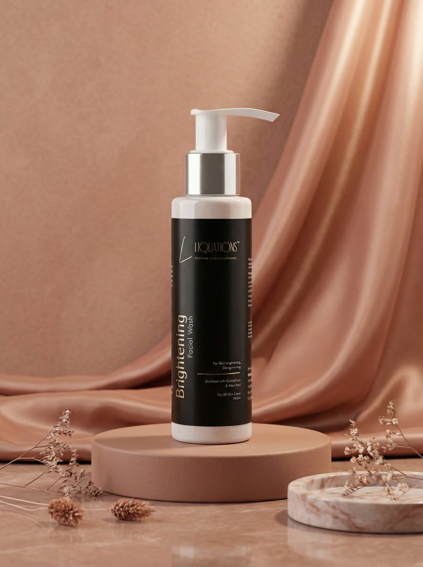 Brightening Face Wash with Kojic Acid & Glutathione for Dark Spots, Pigmentation & Glowing Skin (100 ml)