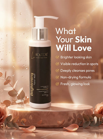 Brightening Face Wash with Kojic Acid & Glutathione for Dark Spots, Pigmentation & Glowing Skin (100 ml)