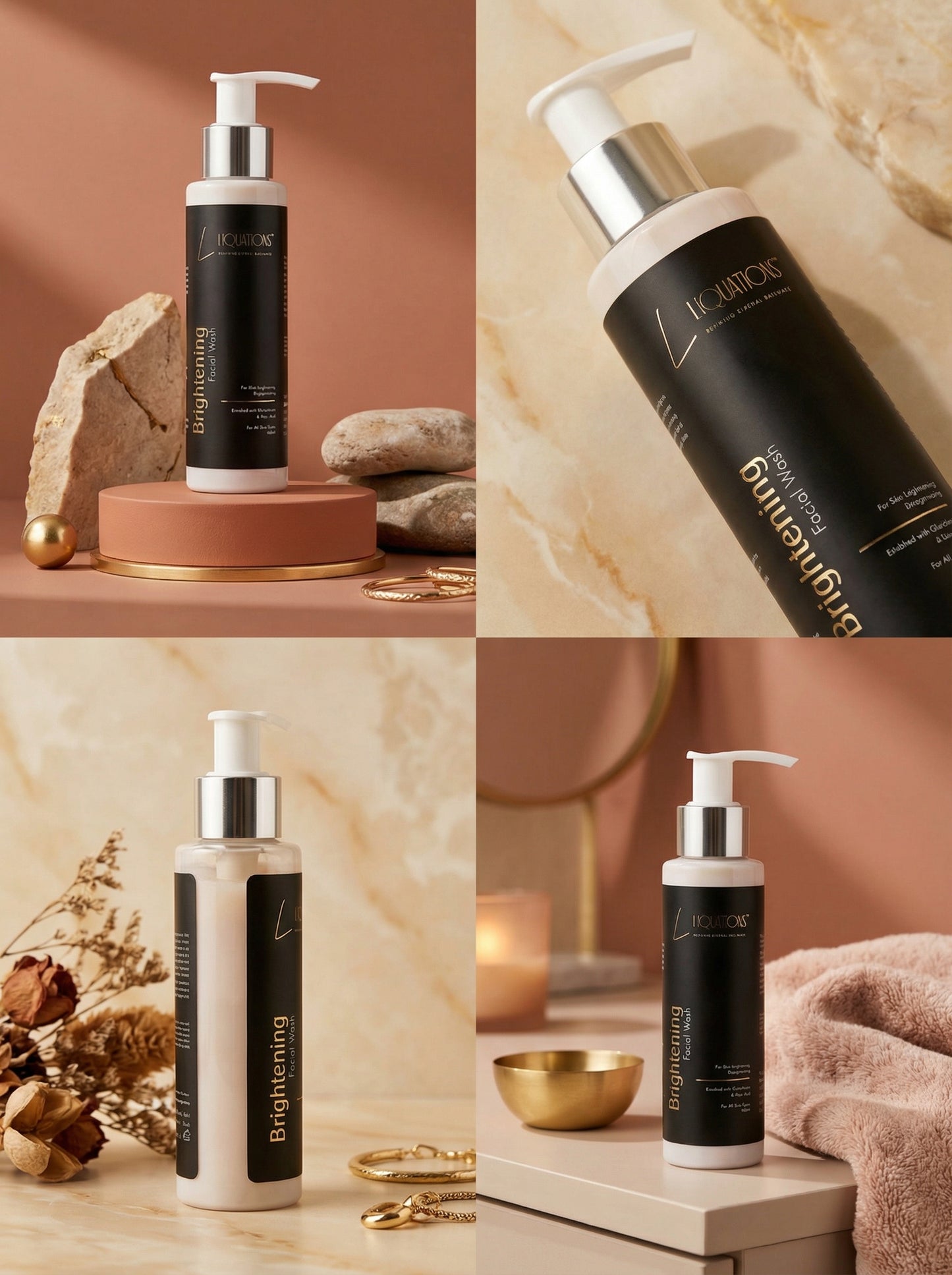 Brightening Face Wash with Kojic Acid & Glutathione for Dark Spots, Pigmentation & Glowing Skin (100 ml)