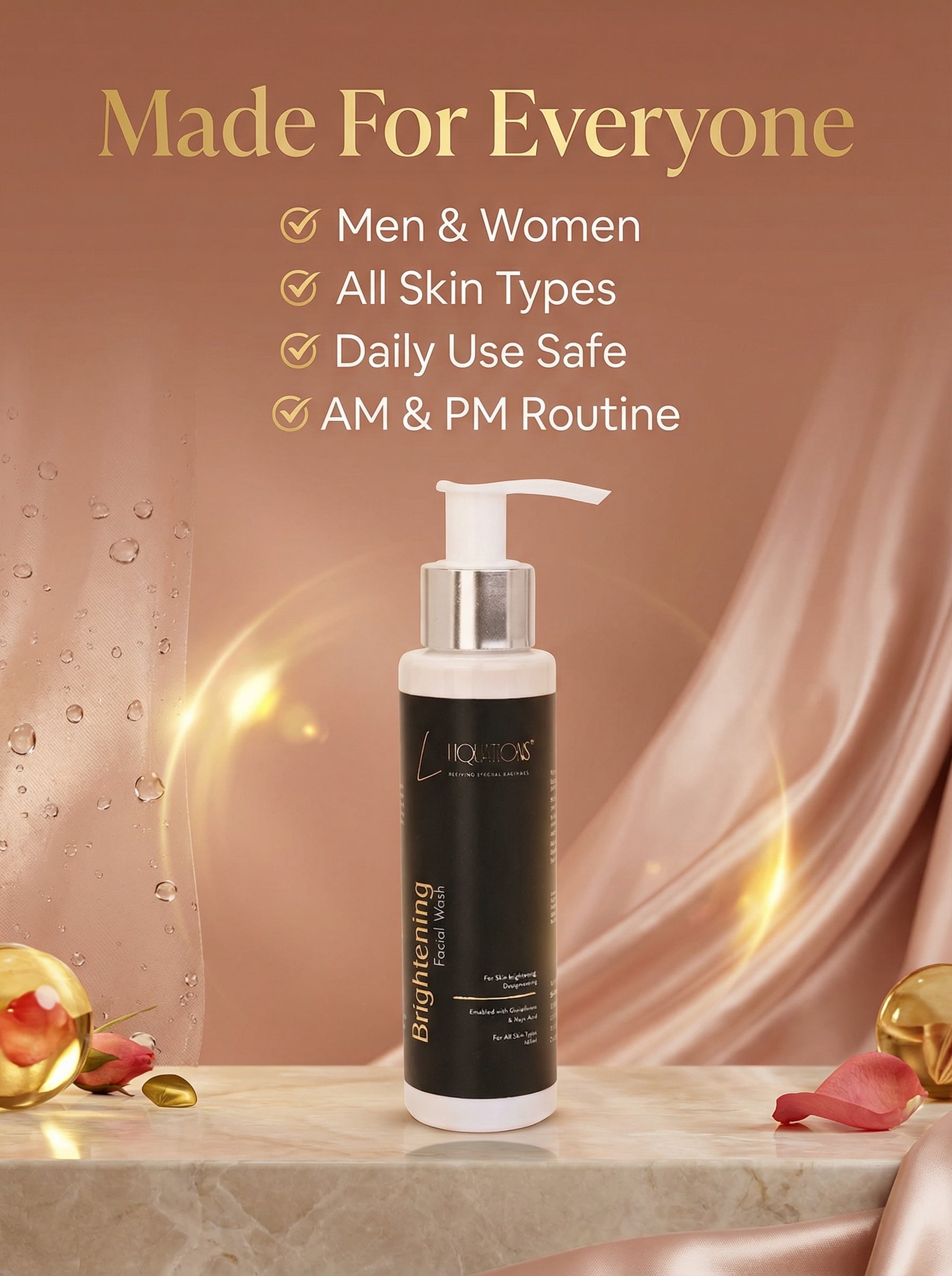 glutathione and kojic acid face wash Face Wash For Glowing Skin with Kojic Acid & Glutathione