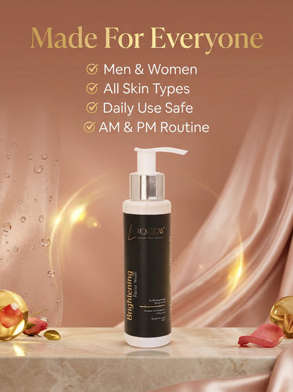 Brightening Face Wash with Kojic Acid & Glutathione for Dark Spots, Pigmentation & Glowing Skin (100 ml)