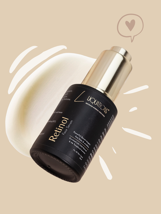 0.5% Retinol Pore Minimizing & Anti-Aging Face Serum with Vitamin E, Niacinamide, Hyaluronic Acid & Allantoin that Reduces Fine Lines & Wrinkles |30ML