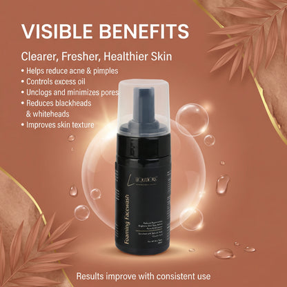 Salicylic Acid Face Wash with 1% Salicylic & 1% Glycolic Acid (AHA + BHA) for Acne-Prone & Oily Skin | Controls Acne, Pimples & Excess Oil | 100 ml