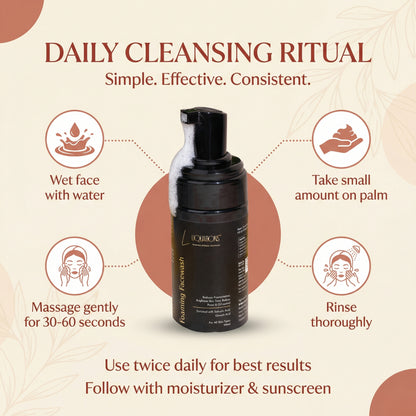 Salicylic Acid Face Wash with 1% Salicylic & 1% Glycolic Acid (AHA + BHA) for Acne-Prone & Oily Skin | Controls Acne, Pimples & Excess Oil | 100 ml